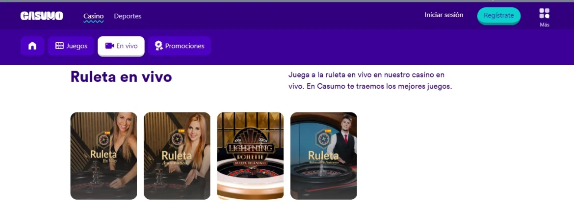 Casumo Ruleta