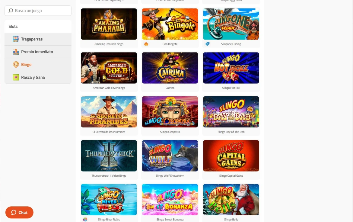 Luckia Online Casino Bingo