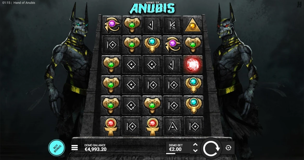 Hand of Anubis Bonos y giros gratis