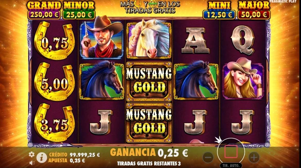 Mustang Gold Símbolos 