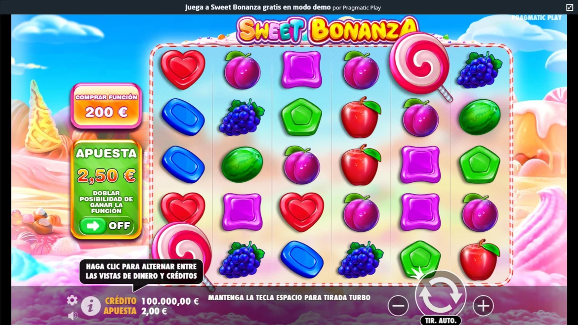 Sweet Bonanza Tragaperras