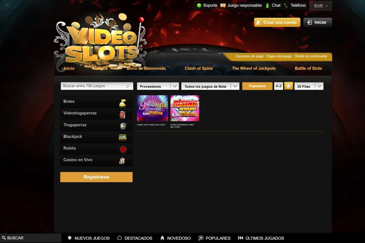 Videoslots Oferta Slots