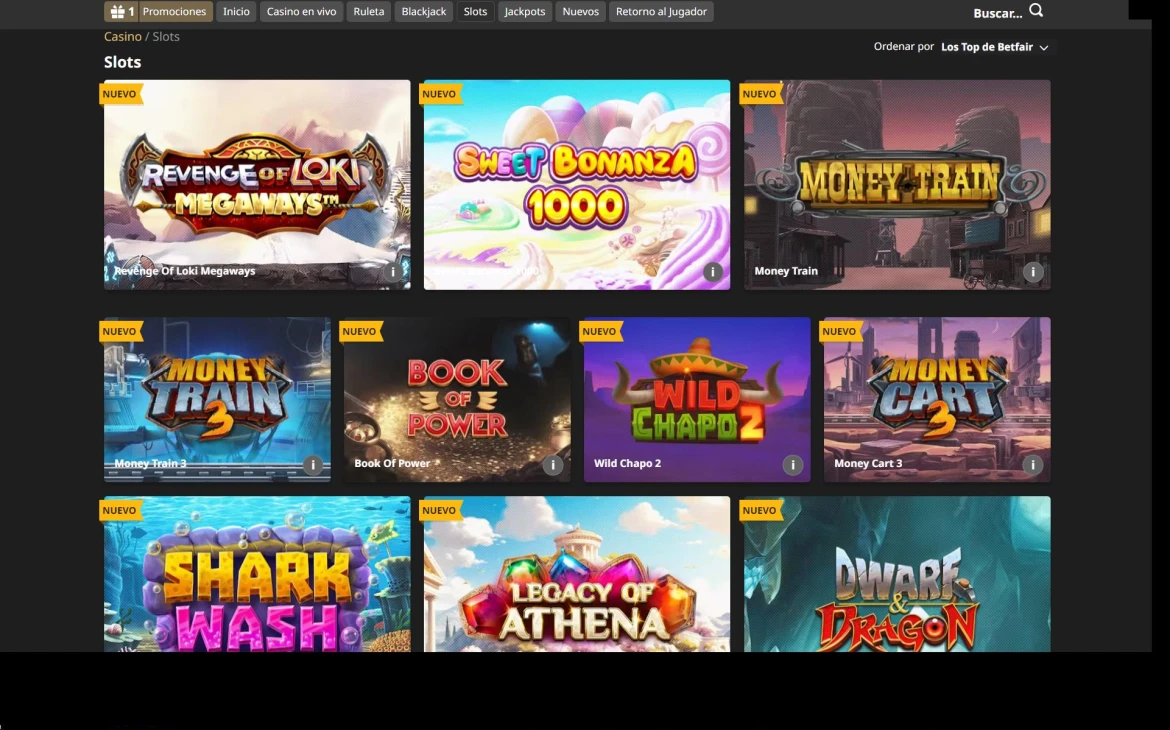 Betfair Casino Slots