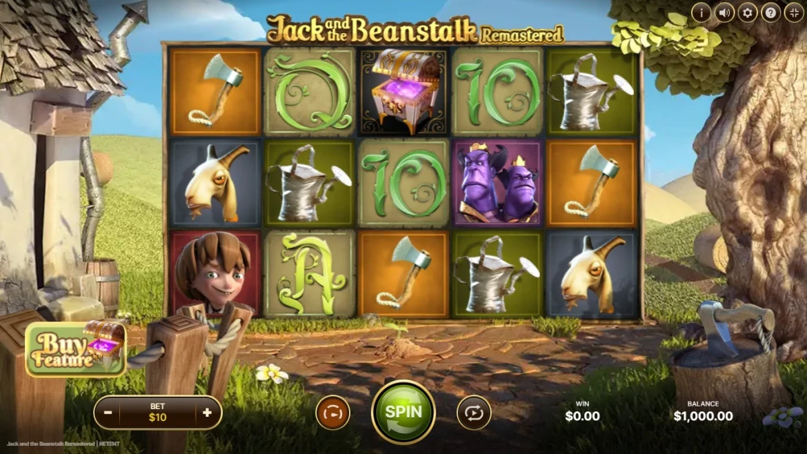 Jack and the Beanstalk Tragaperras