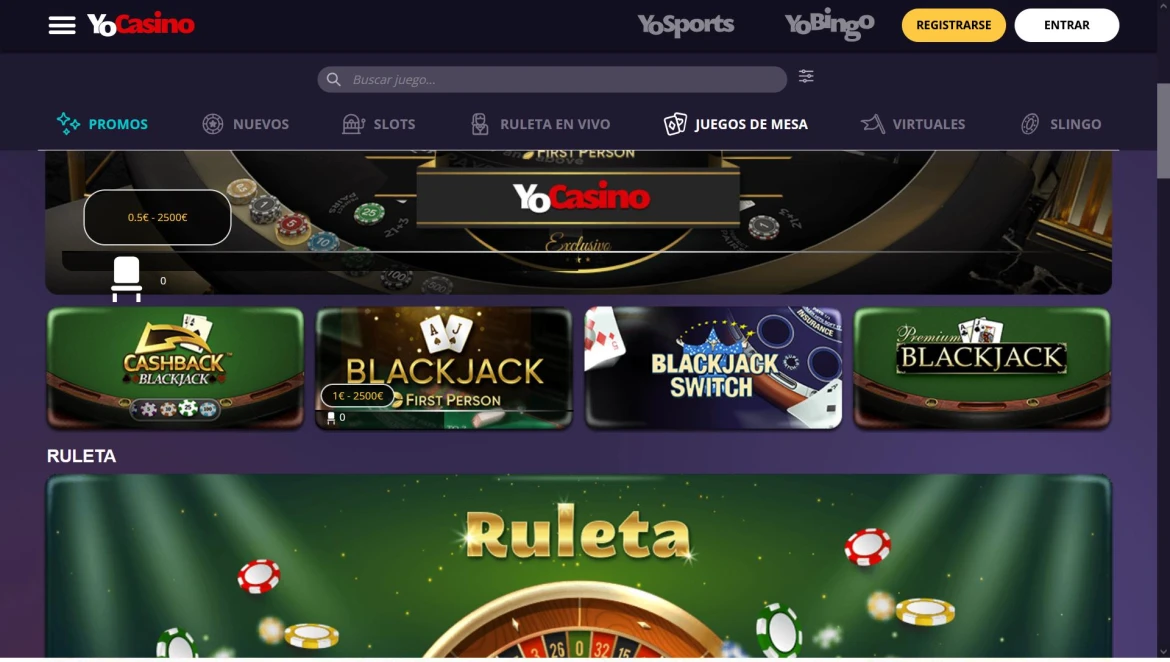 YoCasino Blackjack